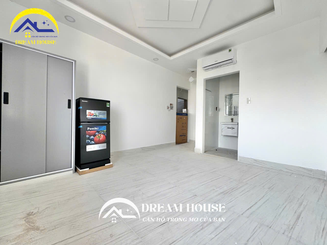 STUDIO CỬA SỔ TRỜI FULL NỘI THẤT GẦN HUIT