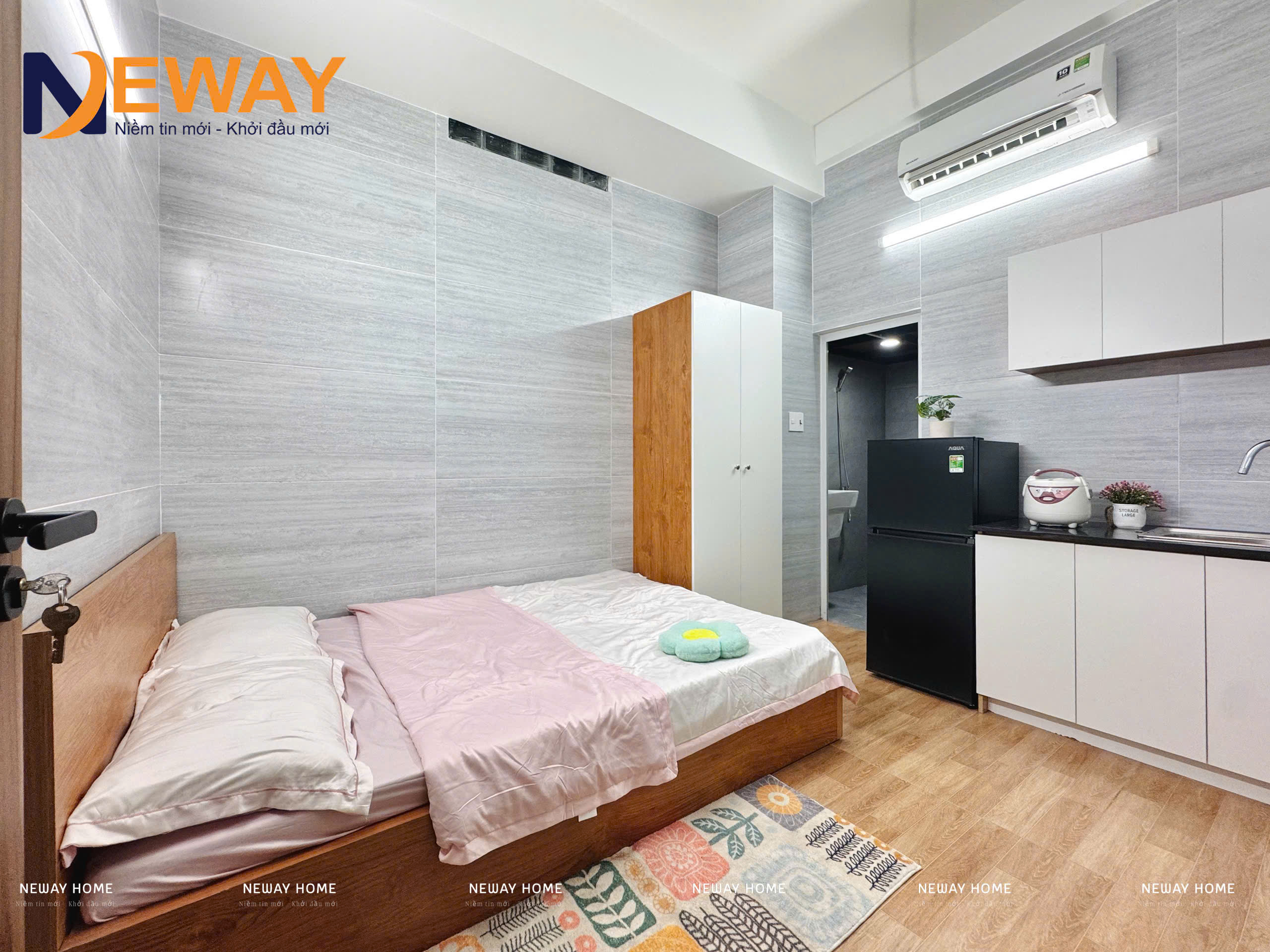 STUDIO FULL NỘI THẤT XINH XẮN GẦN VHU